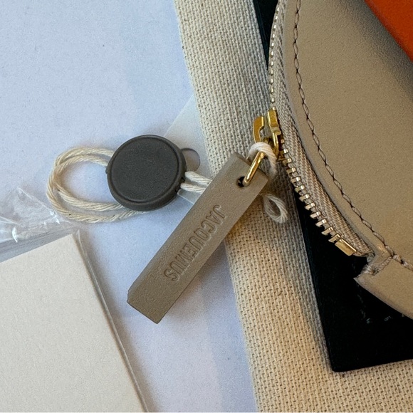 NWT Jacquemus 3 Piece Leather Wallet Le Porte Rond Carre Trio Cardholder Multi - Picture 2 of 16
